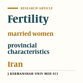 Individual and provincial characteristics associated with reproductive behavior of married women in Iran (2011)