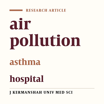 The relationship of air pollution and asthma patients admitted to hospitals in Kermanshah (2008-2009)