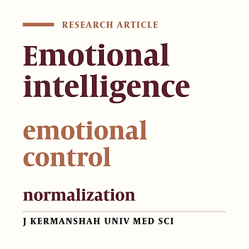 Normalization of emotion control scale