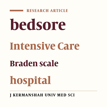 Predictive factors of ICU bedsores using Braden scale