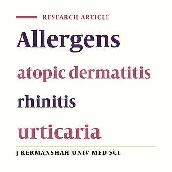Prevalence of food and airborne allergens in allergic patients in Kerman