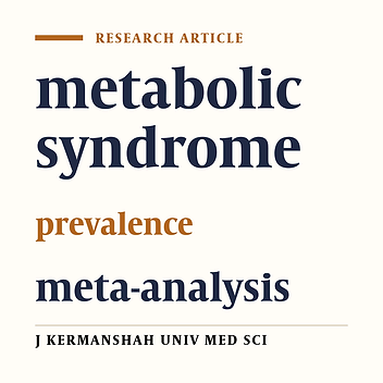 Metabolic syndrome prevalence in Iran: a systematic review and meta-analysis