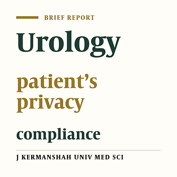 Assessment of urology patients' perspective about the importance and compliance of patient privacy