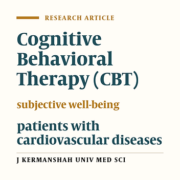 Effect of cognitive behavioral therapy on subjective well-being of patients with cardiovascular diseases