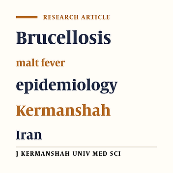 Epidemiology of malt fever in Kermanshah province in 2011