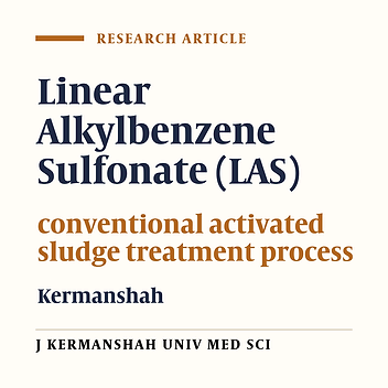 Efficiency of conventional activated sludge in the removal of linear alkylbenzene sulfonate from municipal sewage