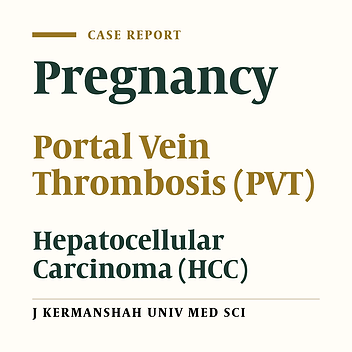 Portal vein thrombosis in pregnancy caused by hepatocellular carcinoma: A rare case report