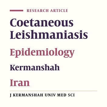 The Analytical study of Cutaneous Leishmaniasis in Kermanshah (2011-2012)