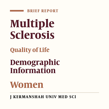 Factors relating to quality of life in the women with multiple sclerosis referring to Iranian MS Society, Tehran (2010)