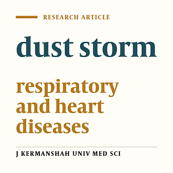 The relationship between dust storm pollution concentration and burden of hospital admissions for respiratory and heart diseases in hospitals of Kermanshah city in 2011