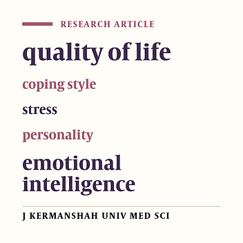 The role of type D personality and emotional intelligence with mediating of perceived stress and coping styles in the quality of life of coronary heart disease patients