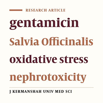Protective effects of Salvia Officinalis extract against gentamicin-induced nephrotoxicity in rat
