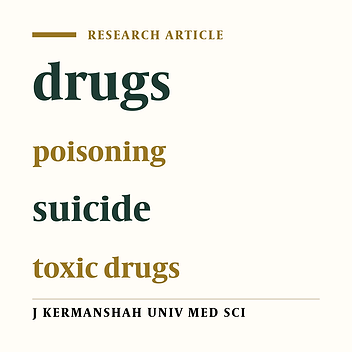 Suicides resulting in death by poisoning among patients referred to Imam Khomeini Hospital in Kermanshah (2007-10)