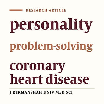 The comparison of personality dimensions and problem-solving styles in people with coronary heart disease (CHD), chronic low back pain (CLBP) and healthy people