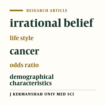 The psychosocial and demographical risk factors of cancer (Tehran 2011)