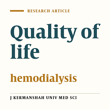 Quality of life and it’s determinant in hemodialysis patients in Kermanshah in 2010