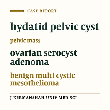 The peritoneal benign multicystic mesothelioma simulating hydatid cyst manifestation