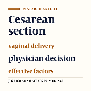 The effective factors on physician decision for choosing delivery method: a qualitative study
