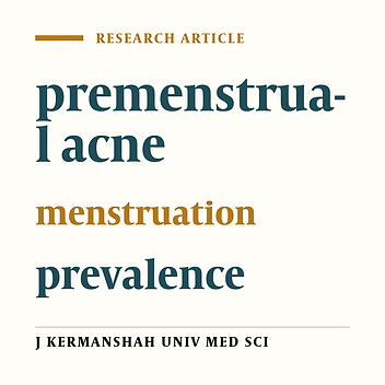 The prevalence of pre-menstrual acne among Kermanshah women (2007)