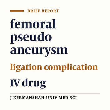 Complications of legation of femoral pseudo aneurysm in IVDU's