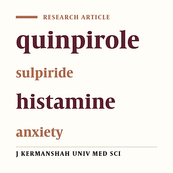 The effect of dopamine D2 receptors of the dorsal hippocampus on the Histamine-induced anxiety behavior in mice