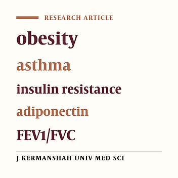 The relationship of insulin resistance with adiponectin in adult males with mild to moderate asthma
