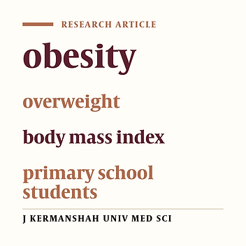 The study of obesity and overweight in Arak primary school Students, 2009