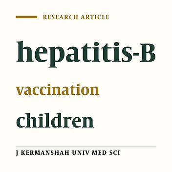 Seroconversion rates after hepatitis-B vaccination in children
