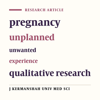 Women’s experiences of unwanted pregnancy