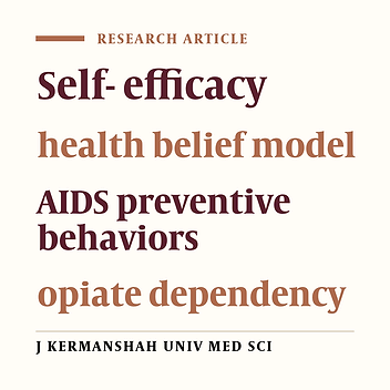 Self-efficacy and perceived benefits / barriers on the AIDs preventive behaviors