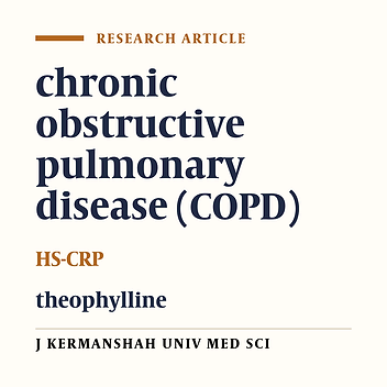 Low dose oral theophylline effects on HS-CRP in stable COPD patients
