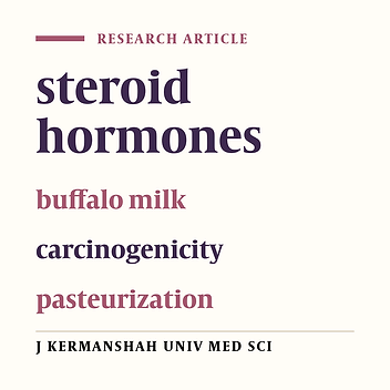 Steroid hormones level in milk of non-pregnant and pregnant river buffalos at various gestational trimesters