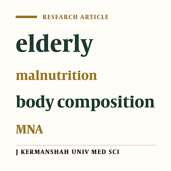 Nutritional status using multidimensional assessment in Iranian elderly