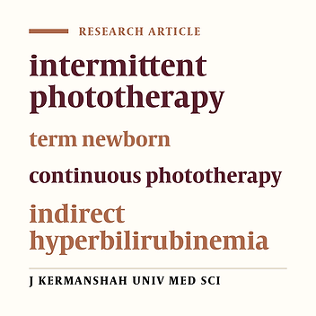 Comparison of intermittent versus continuous phototherapy and position change effect on treatment of term newborns with jaundice