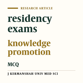 Academic member’s knowledge improvement effect on the results of multiple choice questions in residency exams analysis (2009)