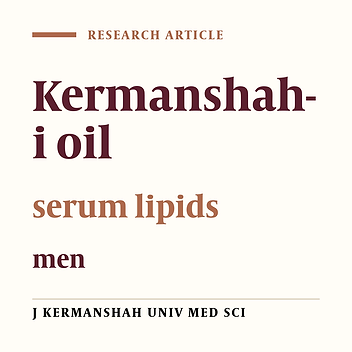 The effect of Kermanshahi animal oil on serum lipid profile in healthy men