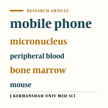 The genotoxic effects of mobile phone waves on induction of chromosomal damages in embryos of Balb/C mice