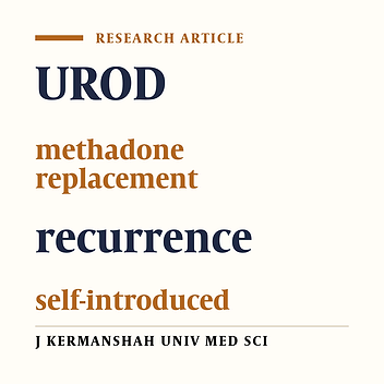 Comparing ultra rapid opiate detoxification with Methadone in recurrent of self-introduced addicted subjects