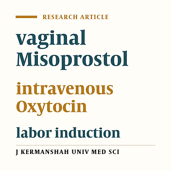 The effect of vaginal Misoprostol and intravenous Oxytocin for labor induction
