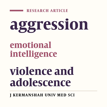 The effectiveness of the emotional intelligence training on the aggressiveness among adolescent boys