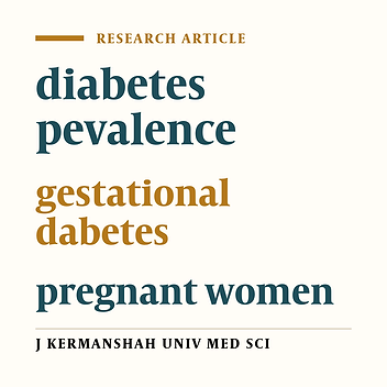 Prevalence of gestational diabetes and its risk factors in Kermanshah 2009