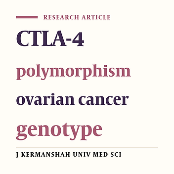 Cytotoxic T lymphocyte associated molecule -4 (CTLA-4) gene polymorphisms in ovarian cancer patients
