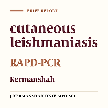Identification of species of leishmania isolated from patients with cutaneous leishmaniasis in Kermanshah; using RAPD-PCR technique