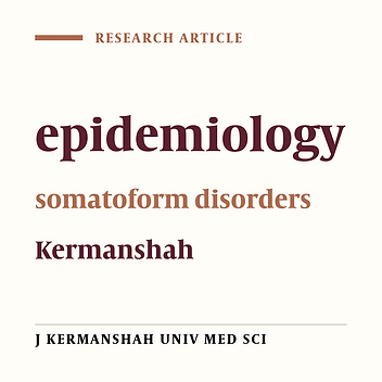 Frequency of somatoform disorders among Farabi hospital referrals in Kermanshah during 1996-2006