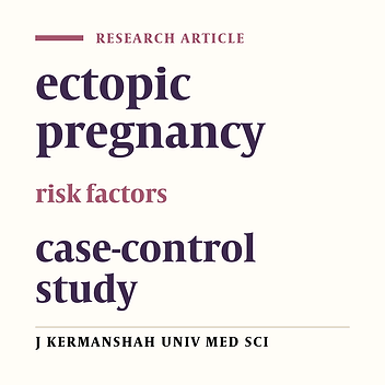 Relationship between ectopic pregnancy and its risck factors