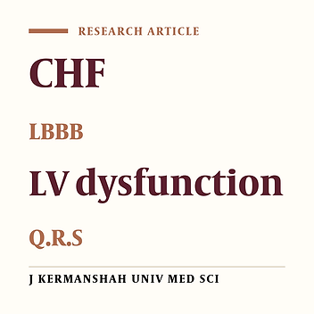 Prevalence of left bundle branch block & congestive heart failure