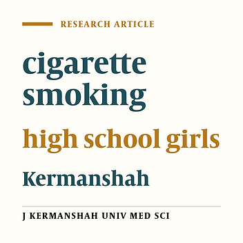Frequency and related factors of smoking in high school girls in Kermanshah (2004)