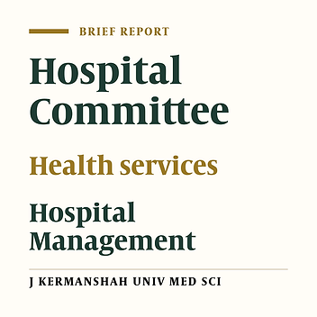 Establishment processing and activities of hospital committees at the Kashan educational hospitals 2007