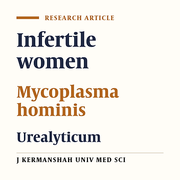 Prevalence of Mycoplasma hominis and Ureaplasma urealyticum in infertile women and their husbands
