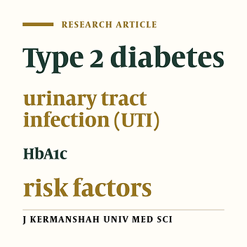 Prevalence and risk factors of urinary tract infections in type 2 diabetic women